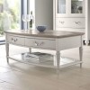 Bentley Designs Montreux Grey Washed Oak &amp; Soft Grey Coffee Table