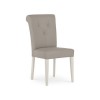 Bentley Designs Montreux Pair of Soft Grey Fabric Leather Chairs