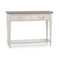 Bentley Designs Montreux Grey Washed Oak & Soft Grey Console Table