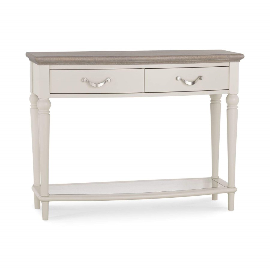 Bentley Designs Montreux Grey Washed Oak & Soft Grey Console Table