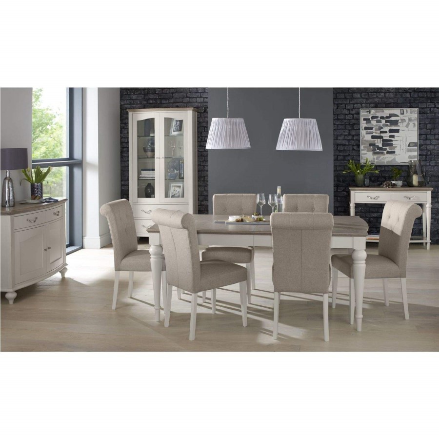 Bentley Designs Montreux Grey Oak & Soft Grey 4-6 Extension Table