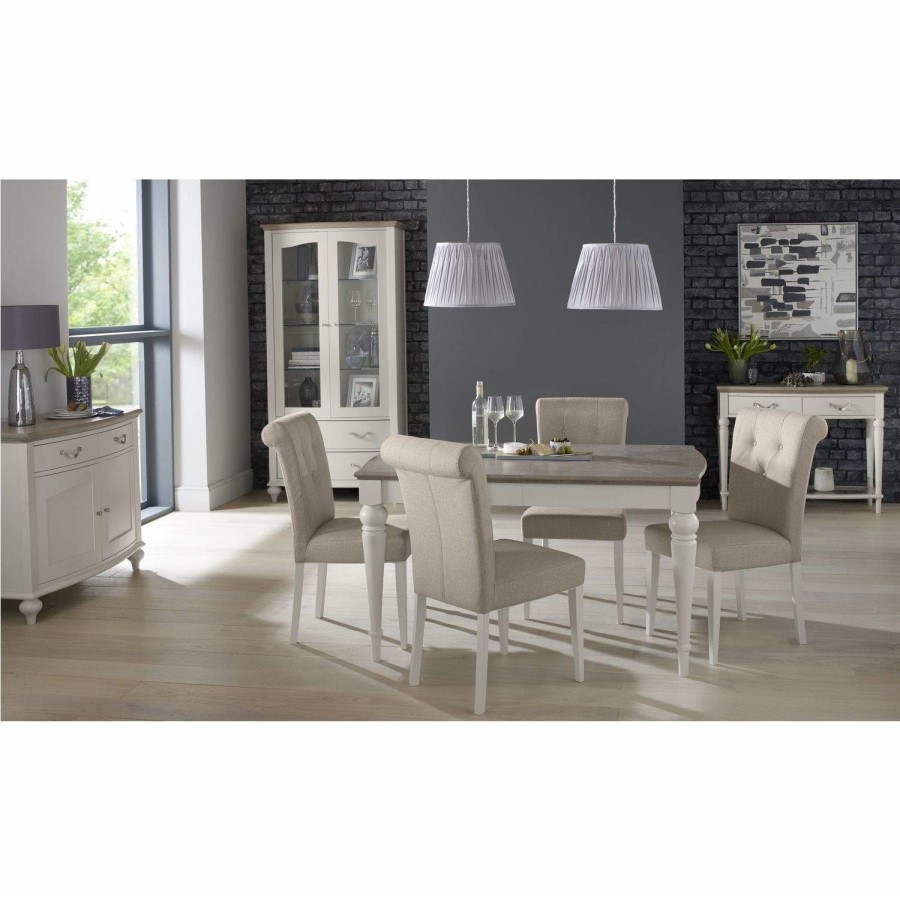 Bentley Designs Montreux Grey Oak & Soft Grey 4-6 Extension Table