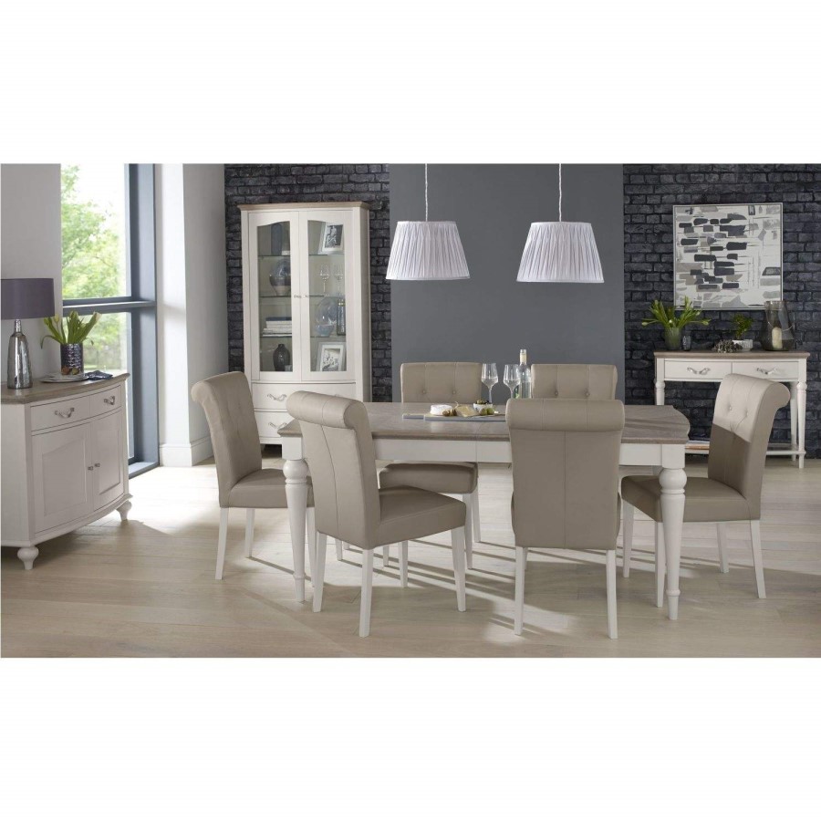 Bentley Designs Montreux Grey Oak & Soft Grey 6-8 Extension Table
