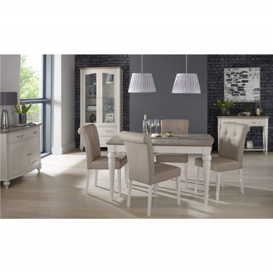 Bentley Designs Montreux Grey Oak & Soft Grey 6-8 Extension Table