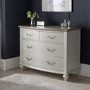 Bentley Designs Montreux Grey Washed Oak & Soft Grey 2+2 Drawer Chest