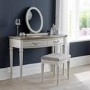 Bentley Designs Montreux Grey Washed Oak & Soft Grey Dressing Table
