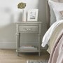 Bentley Designs Montreux 1 Drawer Grey Bedside Table 