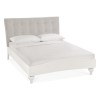Bentley Designs Montreux King Size Bed - Upholstered Vertical Stitch in Soft Grey