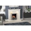 Be Modern Isabelle Cream Marble Fireplace Surround with Lights- 45 inches