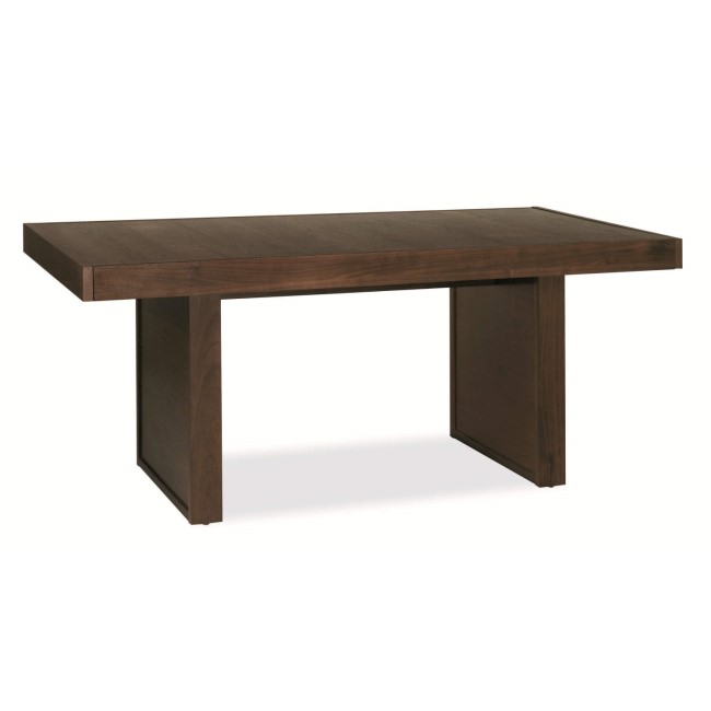 Bentley Designs Akita Walnut 6 Seater Panel Table - Furniture123