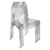 Teknik Office Clarity Clear Stacking Chair 4-Pack