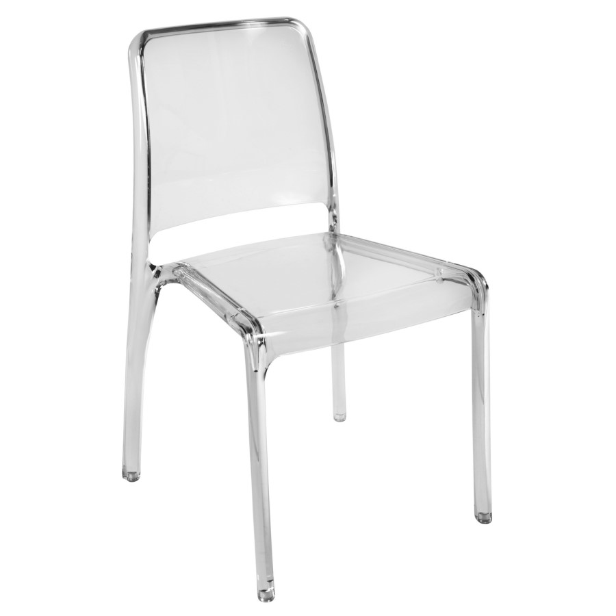Teknik Office Clarity Clear Stacking Chair 4-Pack