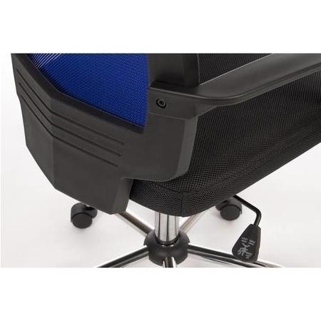 Blue & Black Mesh Office Chair - Teknik Office Star