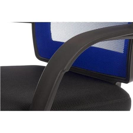 Blue & Black Mesh Office Chair - Teknik Office Star