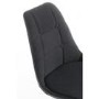 Teknik Office Breakout Graphite Grey Chair with Chrome Legs Set of 2