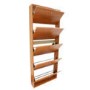 Billi Mercury 5 Tier Shoe Cabinet in Cherry - 15 Pairs