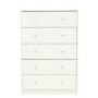 Billi June 5 Drawer Chest In White 