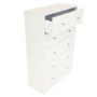 Billi June 5 Drawer Chest In White 
