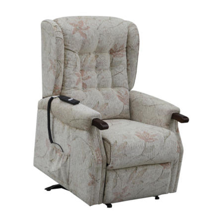 Warwick Fabric Riser Fecliner in Bouquet Beige