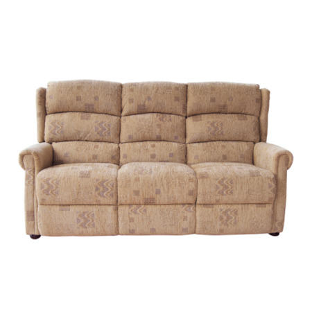 Global Furniture Alliance  Cambridge Fixed 3-Seater Sofa in Biscuit Mosaic