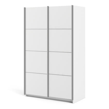 Verona White 2 Door Sliding Wardrobe - 120cm
