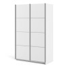 Verona White 2 Door Sliding Wardrobe - 120cm