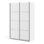 Verona White 2 Door Sliding Wardrobe - 120cm