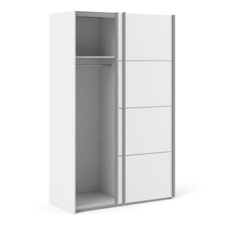 Verona White 2 Door Sliding Wardrobe - 120cm
