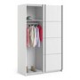 Verona White 2 Door Sliding Wardrobe - 120cm