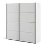 Verona White 2 Door Sliding Wardrobe - 180cm