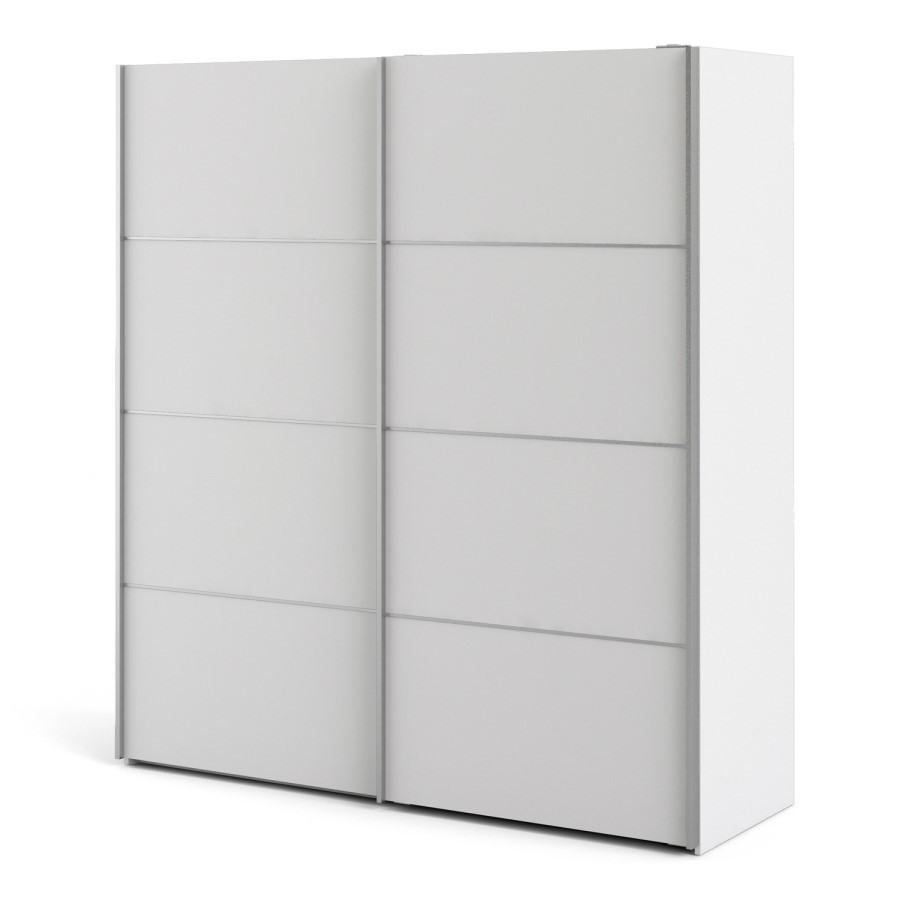 Verona White 2 Door Sliding Wardrobe - 180cm