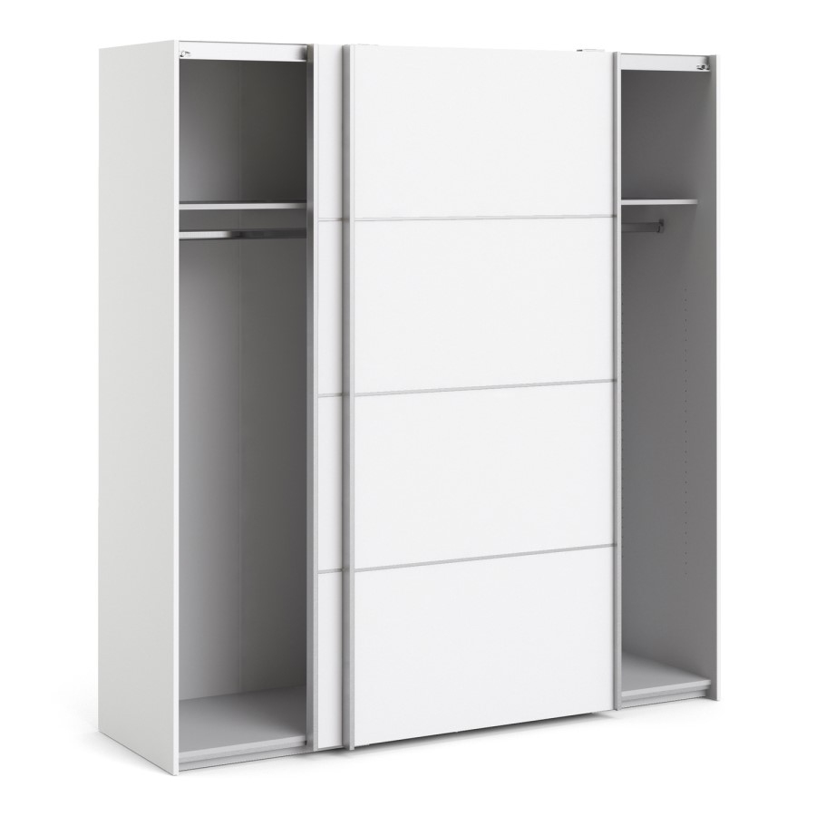 Verona White 2 Door Sliding Wardrobe - 180cm