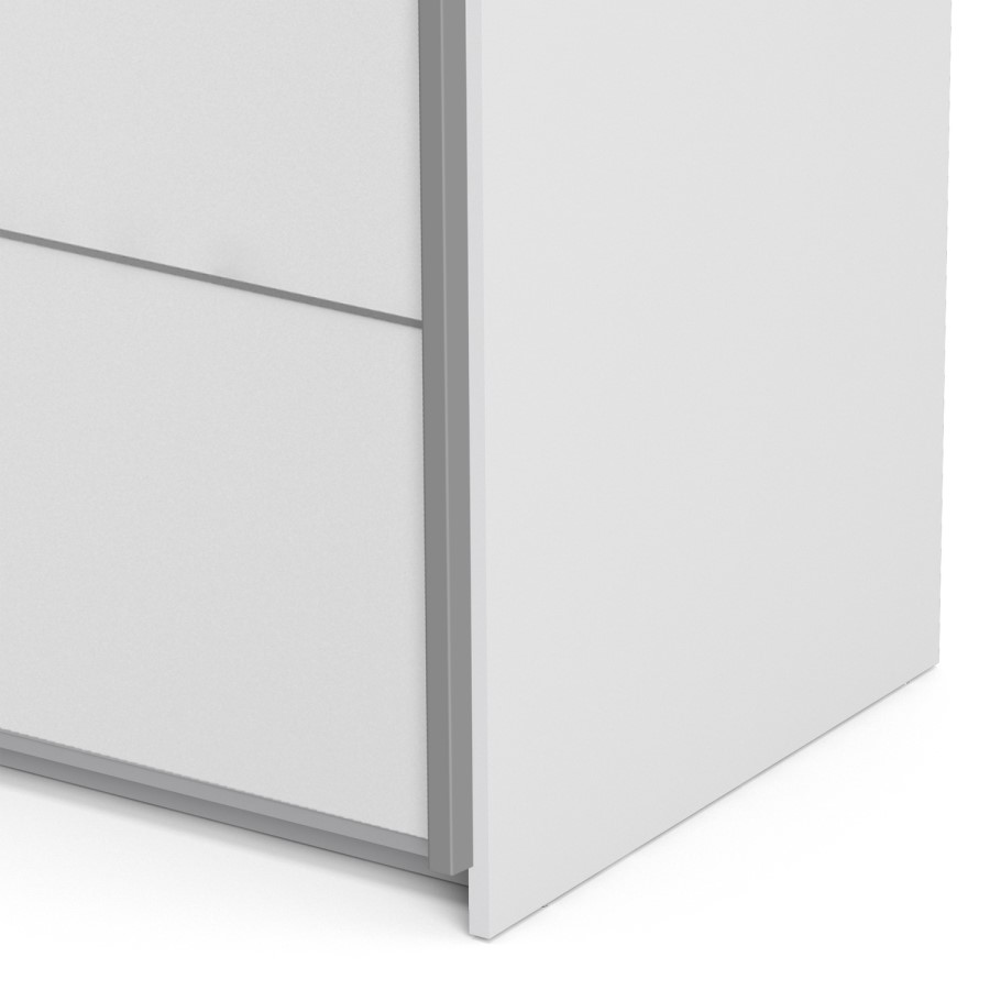 Verona White 2 Door Sliding Wardrobe - 180cm