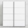 Verona White 2 Door Sliding Wardrobe - 180cm