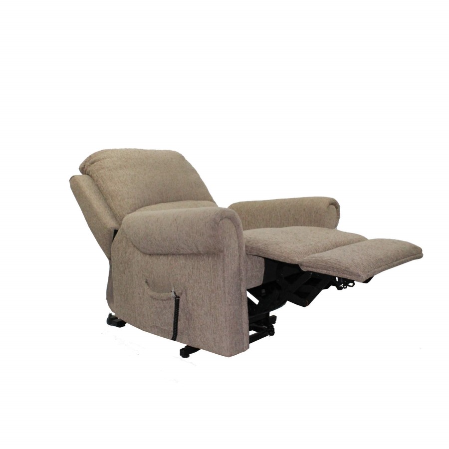 Global Furniture Alliance  Marlborough Fabric Riser Recliner in Oatmeal
