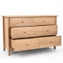 Bentley Designs Alba Hoxton Oak 6 Drawer Wide Chest of Drawers