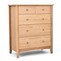 Bentley Designs Alba Hoxton Oak 2+3 Chest of Drawers