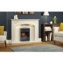 Be Modern Andorra Cream Marble Fireplace Surround with LED Lights - 52 inches