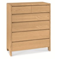 Bentley Designs Capri 4+2 Drawer Chest In Oak 