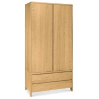 Bentley Designs Capri Double Wardrobe In Oak 