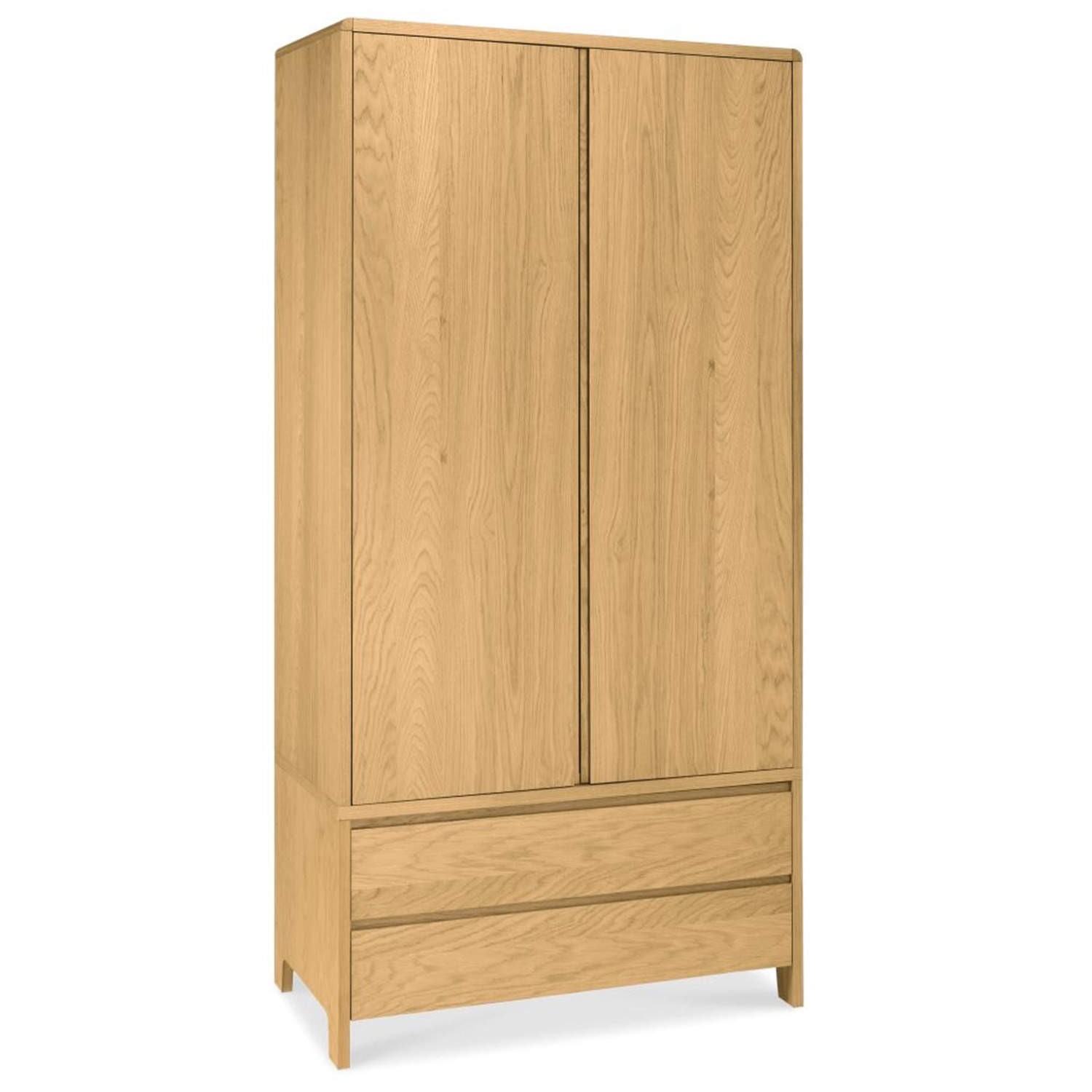 Bentley Designs Capri Double Wardrobe In Oak Furniture123