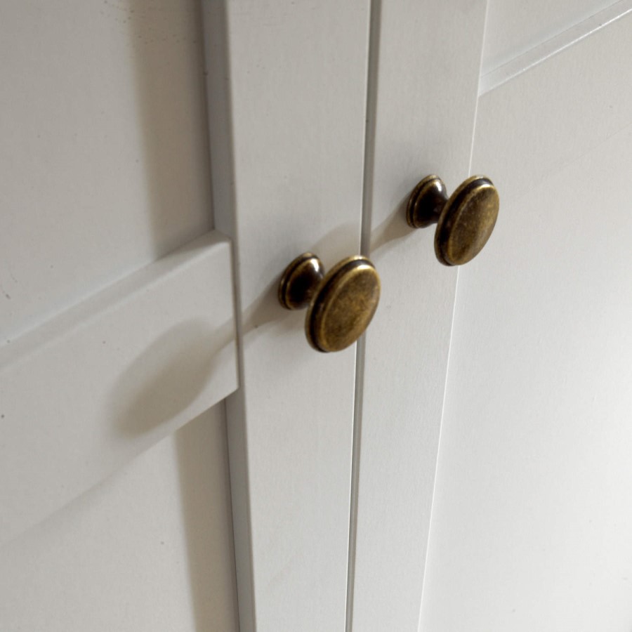 Paris 2 Door Wardrobe in White