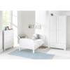 White Cot Bed with 3 Adjustable Heights - East Coast Angelica
