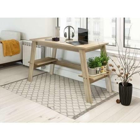 Baylor Sonoma Oak Effect Trestle Desk