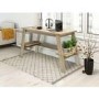 Baylor Sonoma Oak Effect Trestle Desk