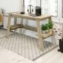 Baylor Sonoma Oak Effect Trestle Desk