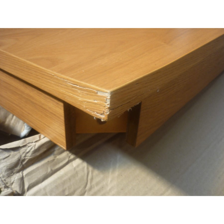 Clearance - Charlton Rectangular Dining Set in Oak with 6 Chairs -Structural Damage