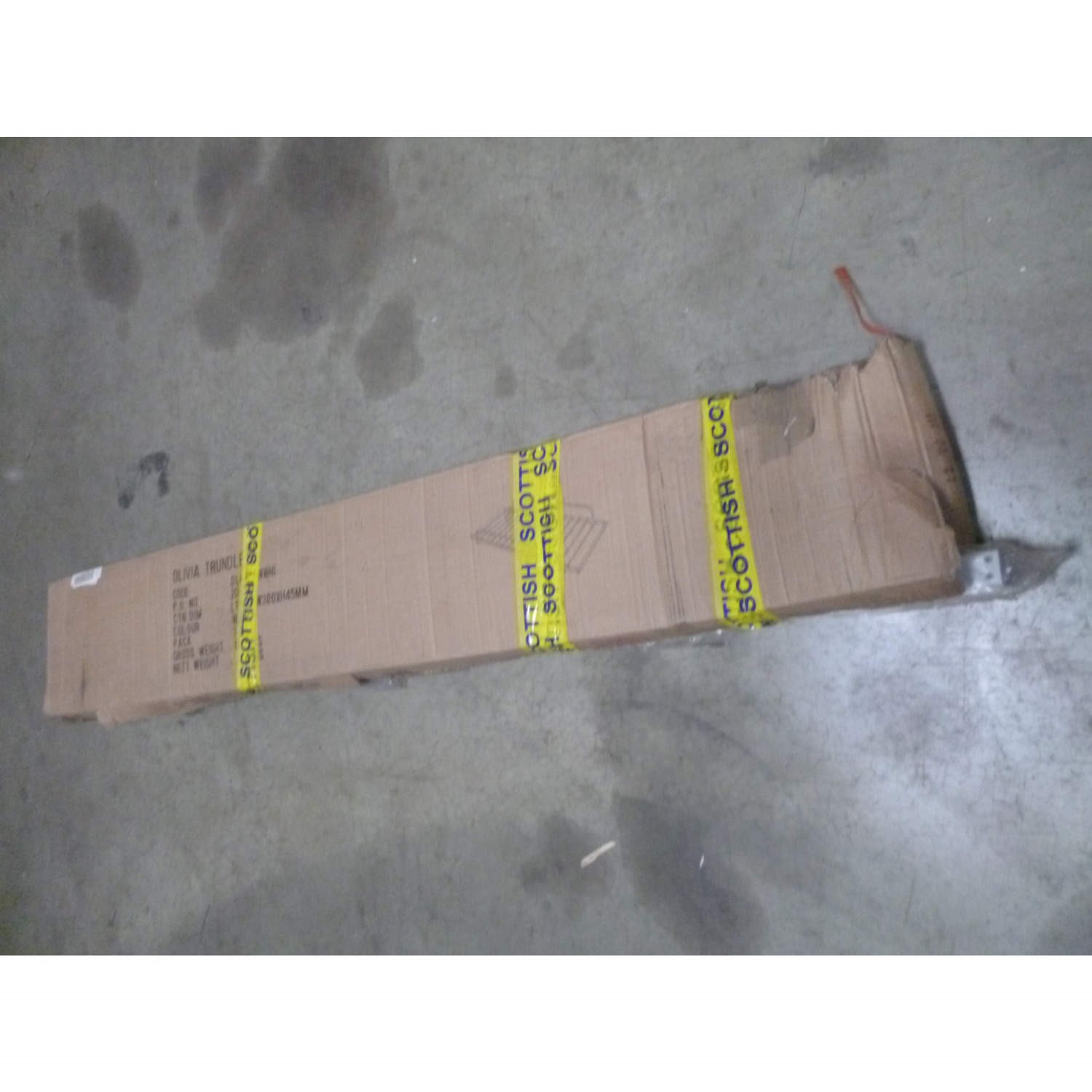 Clearance LPD Olivia Trundle Bed in White As New Furniture123