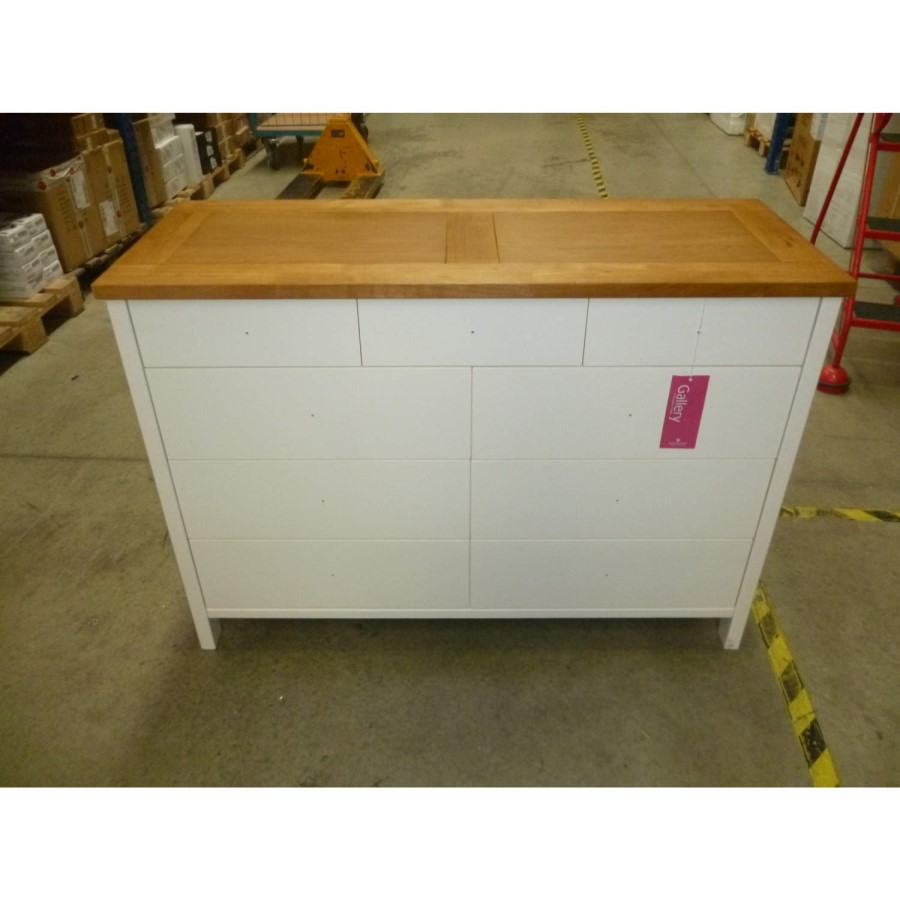 Clearance - Bentley Designs Atlantis Two Tone 63 Drawer Chest - Minor Cosmetic Damage
