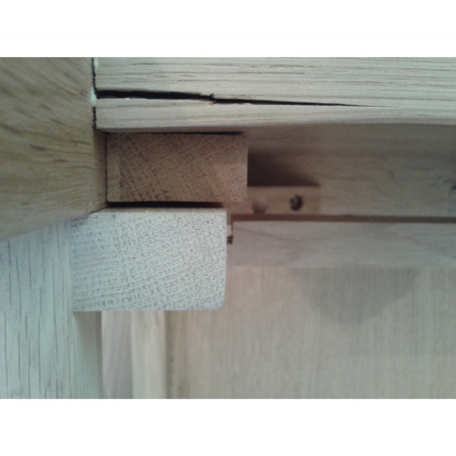 GRADE A4 - World Furniture Cabos 2 Drawer Console Table in White Oak